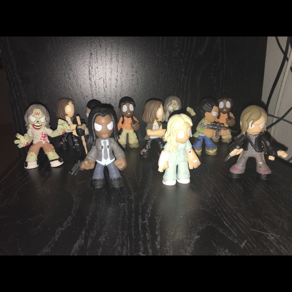 The Walking Dead Mini Funko Vinyl Figures